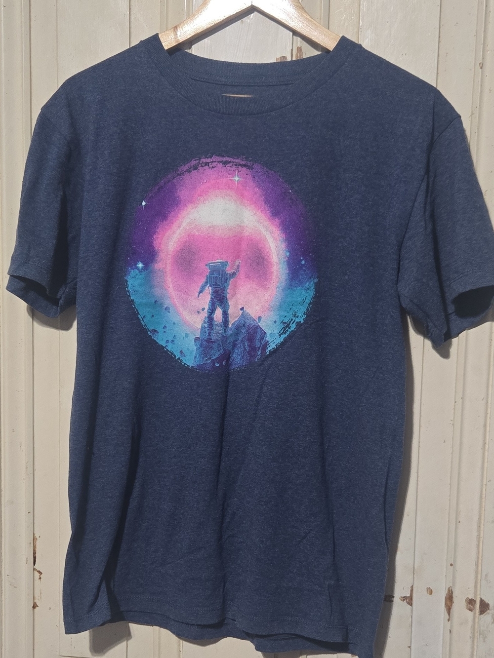 Capsule Youth XL Navy Graphic Space Explorer T-Shirt